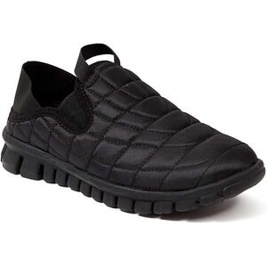 Deer Stags NoSox Child Sz 4 Hubie Jr Slip On Quilted Sneakers Black Low Top